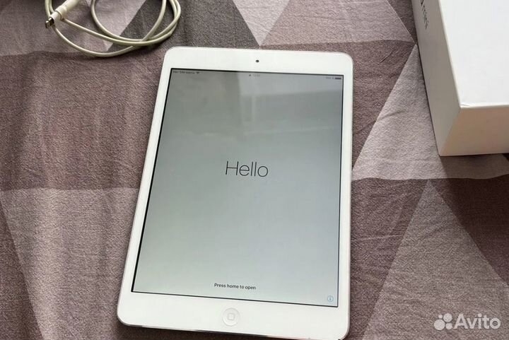 iPad mini Wi-fi+cellular блок + кабель в комплекте