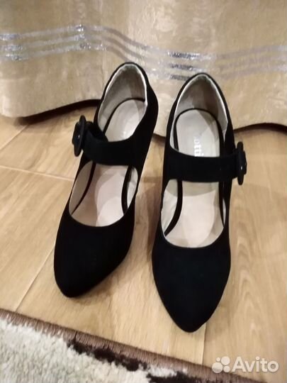 Туфли женские 35 размер натуральная замша