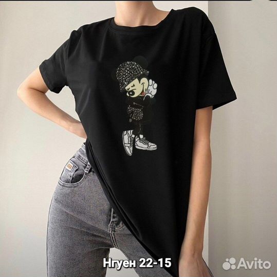 Футболка женская оверсайз