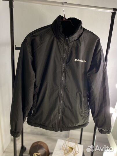 Куртка palm angels двухсторонняя барашек