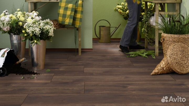 Ламинат Kronotex Дуб темный Петерсон D4766