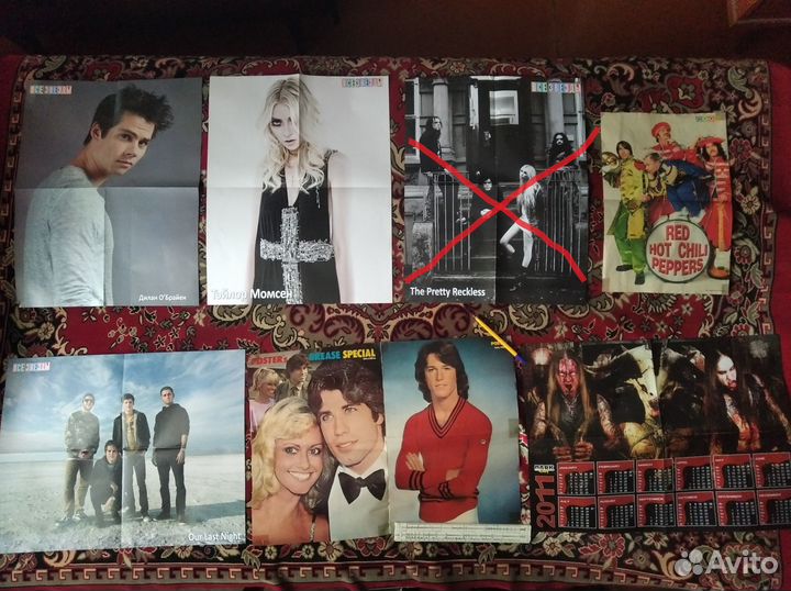 Постеры Плакаты из журналов 80х-90х-00х-10х годов