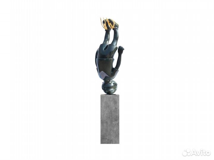 Современная скульптура Шнурки 170 см