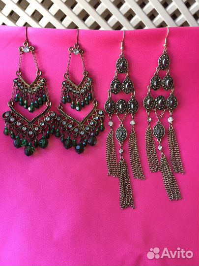 Италия Испания Серьги Подвесы в Этно стиле