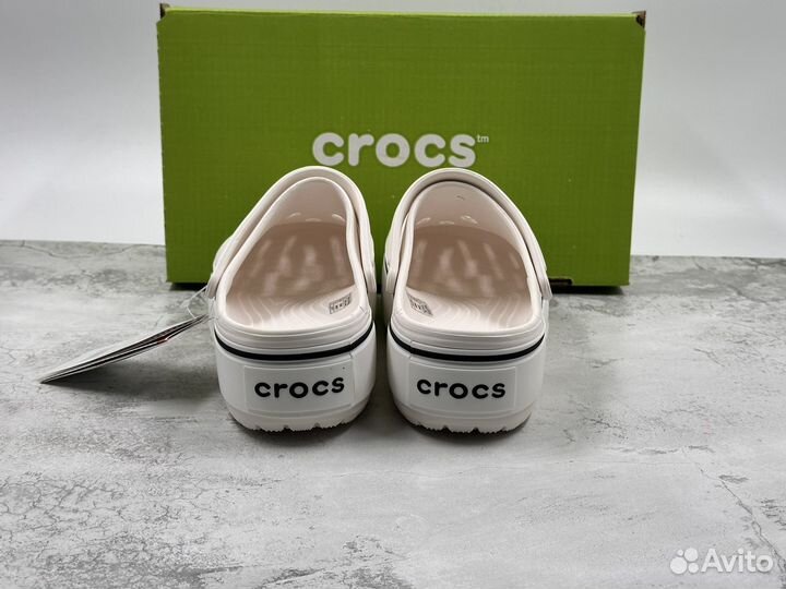 Сабо Crocs classic platform white