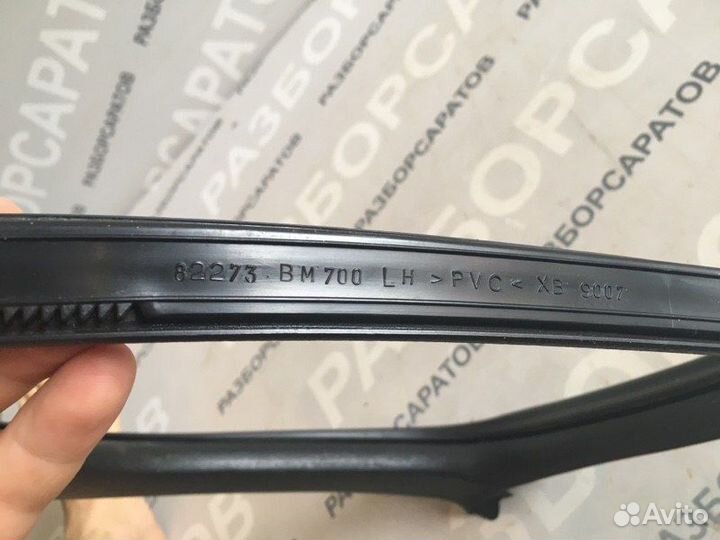 Уплотнитель форточки задний левый Nissan Almera