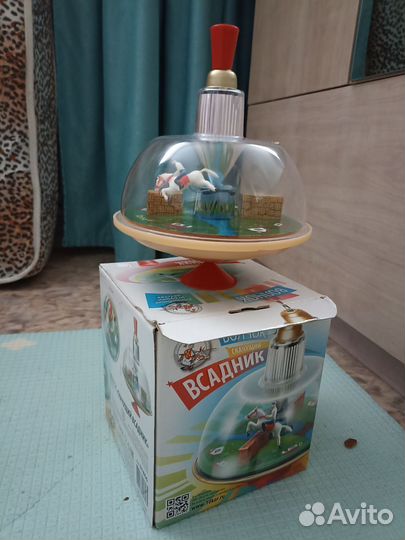 Детские игрушки волчок всадник