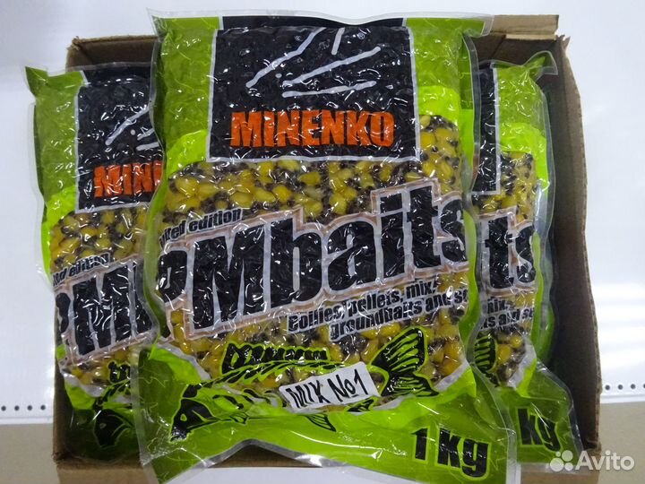 Более 1 тонны свежей прикормки Minenko