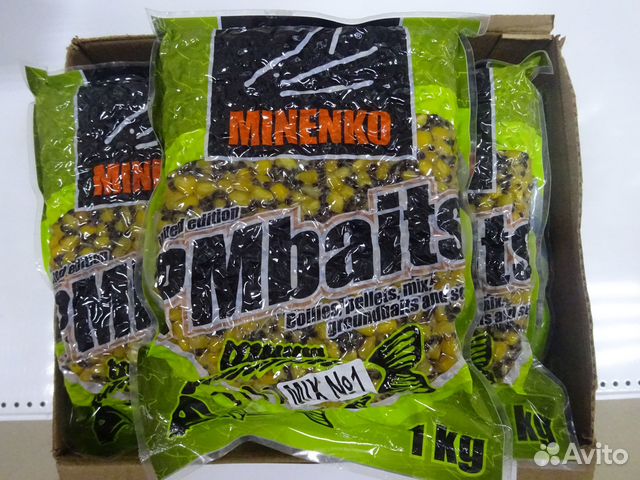 Более 1 тонны свежей прикормки Minenko