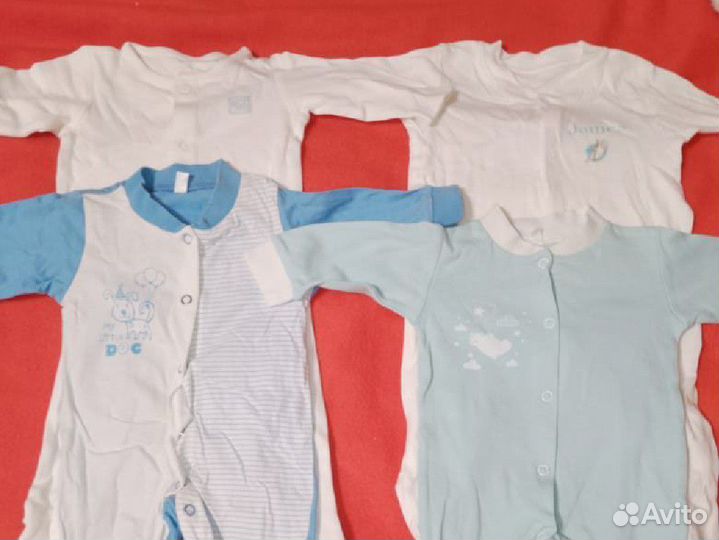 Одежда для мальчика пакетом 0-3 месяца