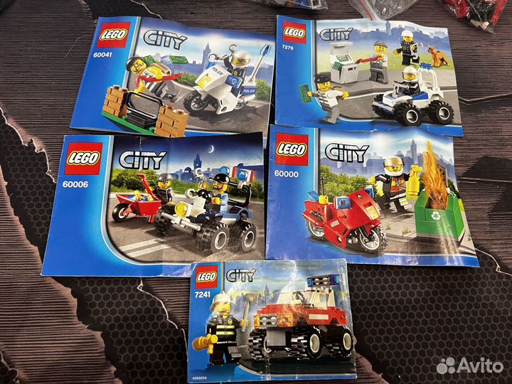 Lego city 7241; 7279; 60000; 60006; 60041