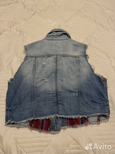 Жилет джинсовый женский