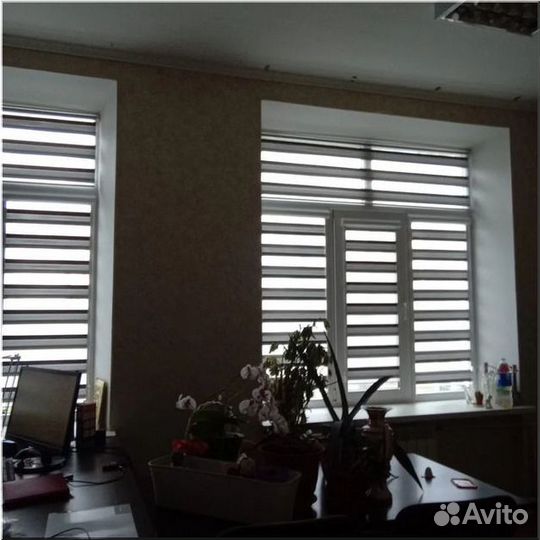 Шторы рулонные Зебра/Доставка