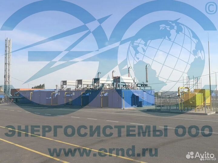 Газопоршневая электростанция 530 кВт, PSG530MAN