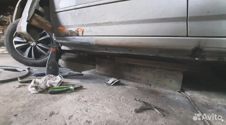 Кузовной порог Hyundai Santa Fe 2