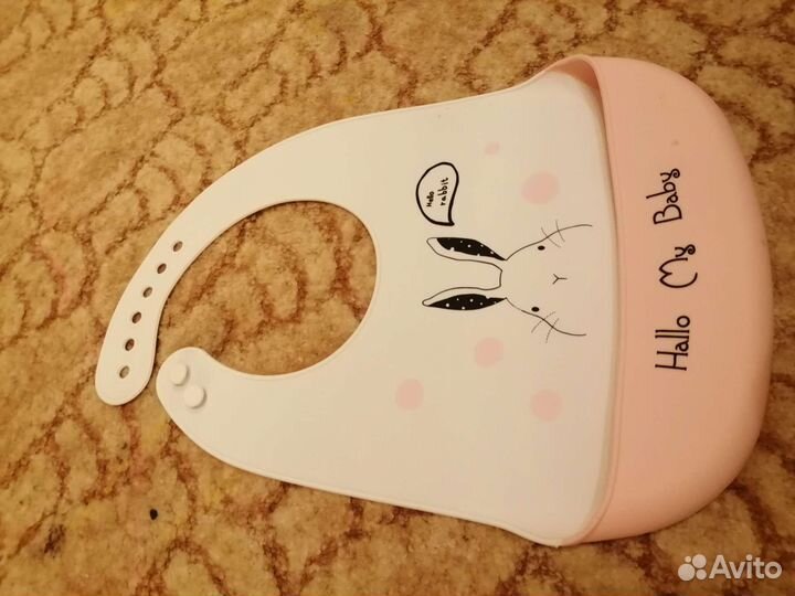 Слюнявчик силиконовый