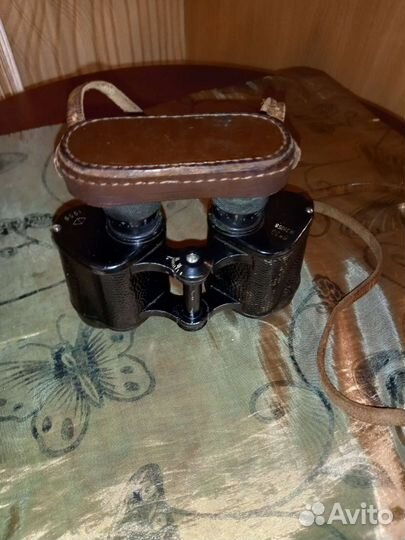 Армейский бинокль Б6*30 +кофр СССР со шкалой