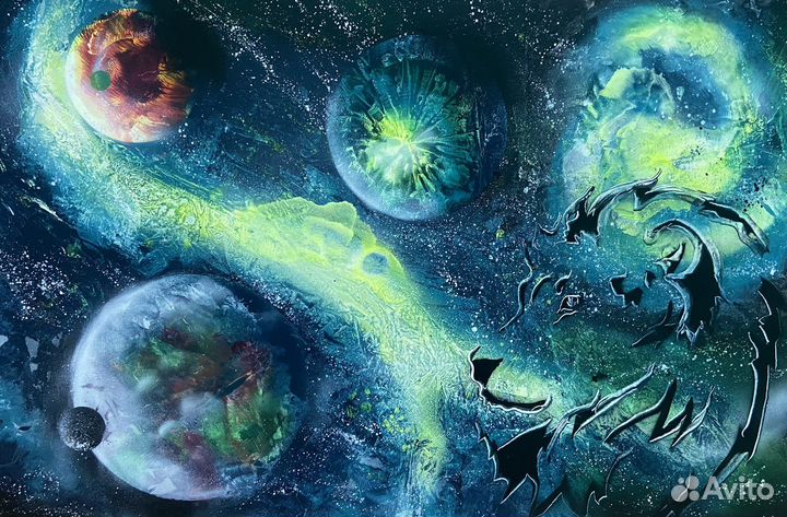 Картины баллончиком любой формат спрейарт