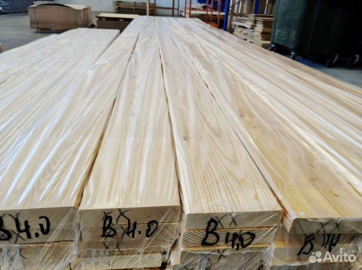 Планкен 20*90*4000 мм сорт A лиственница