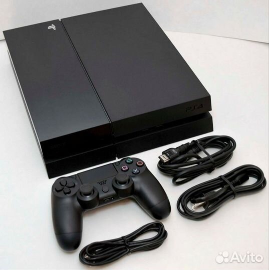 Sony playstation 4 fat 500 gb +800 игр