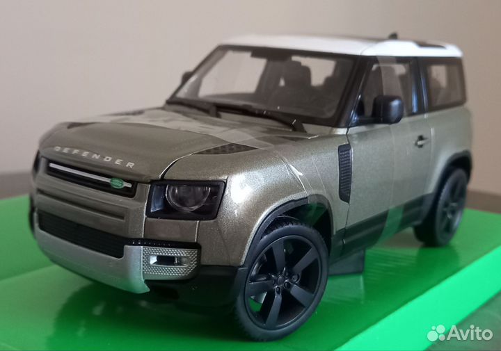Модель машины Ленд Ровер Дефендер Welly оригинал