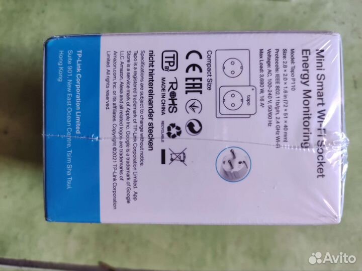 Умная розетка TP-Link Tapo P110