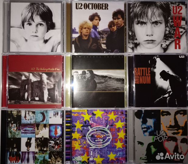 Группа U2, CD, сд диски