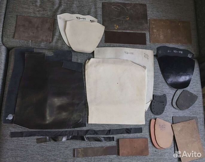 Крой хромовых сапог обр. 1941 года