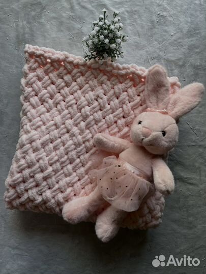 Плед детский плюшевый