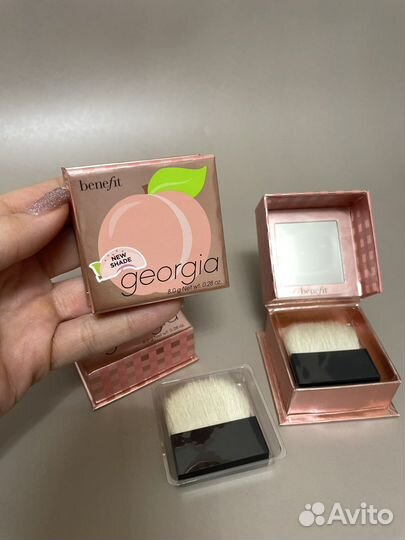 Benefit румяна georgia золотисто-персиковые