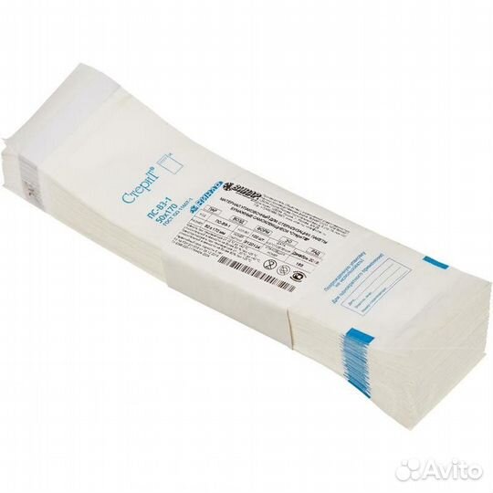 Крафт-пакет стерит Винар, белый, бумага