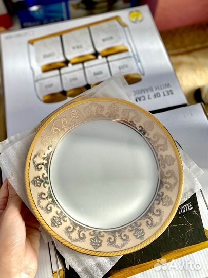 Новые Тарелки фарфор 5 штук