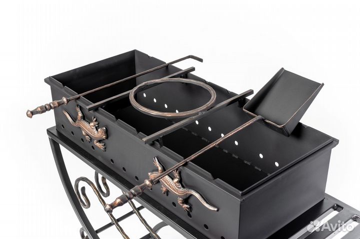 Кочерга, совочек, подставка под казан