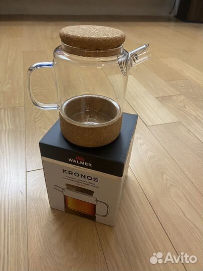 Чайник заварочный стеклянный walmer новый