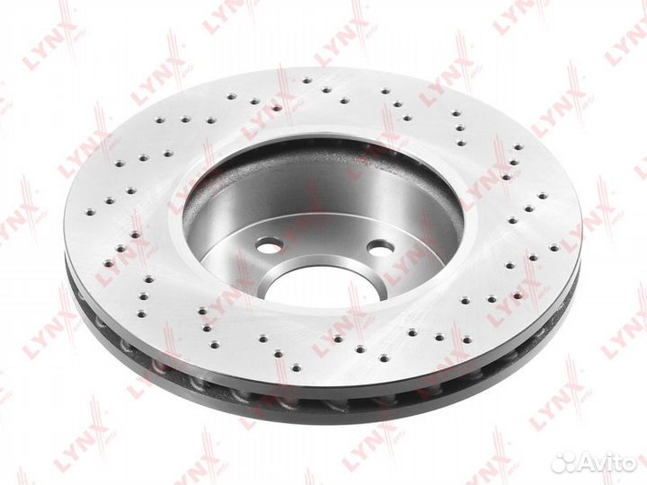 Диск тормозной перед перфорированный MB C W204