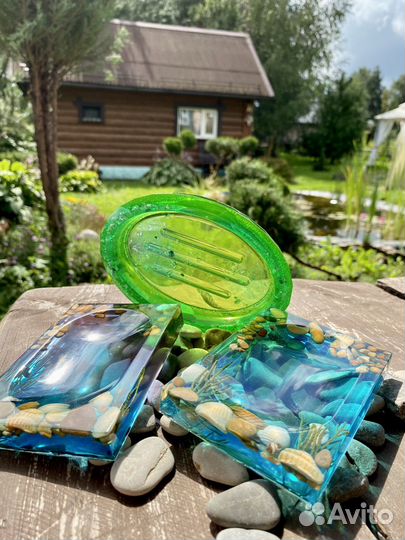 Мыльница из эпоксидной смолы