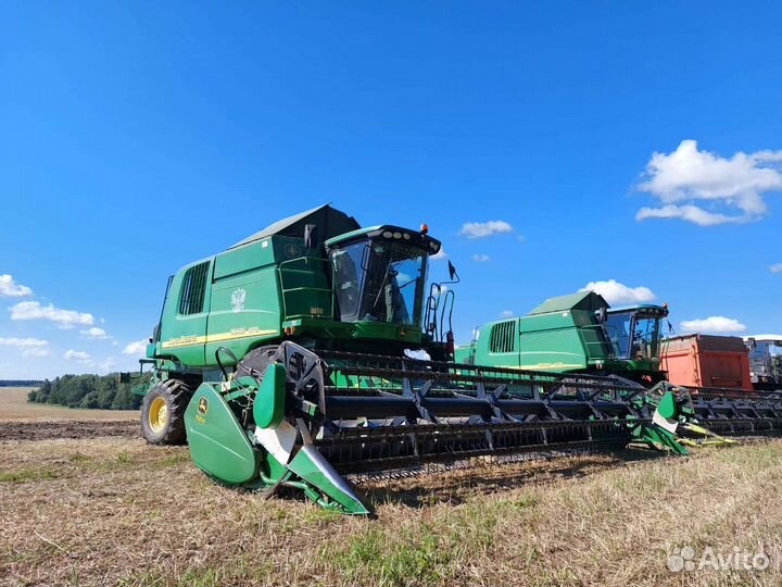 Услуги уборки урожая комбайнами, рапсовые столы