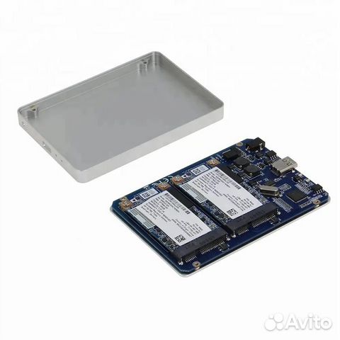 Внешний SSD Raid Type-C 2х1Tb USB3.1 raid0/1/PM объявление продам