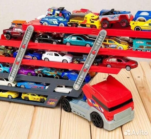 Hot Wheels автовоз на 50 машинок
