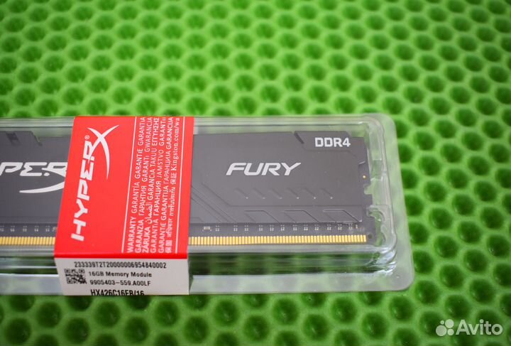 HyperX Fury DDR4 16GB 2666 MHz