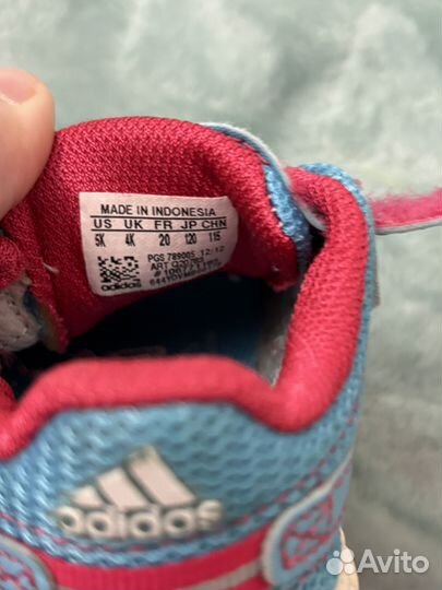 Кроссовки детские adidas 20 размер