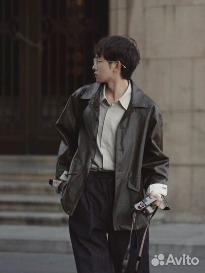 Кожаная куртка унисекс