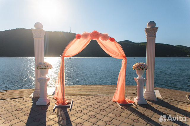 Колонны гипсовые 2 шт для оформления декораций