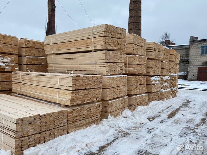 Доска обрезная 50х100х3000