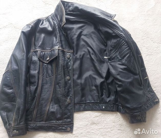Кожаная куртка мужская