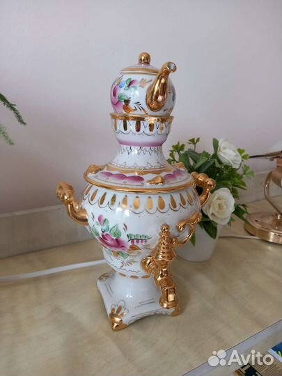 Самовар гжель СССР