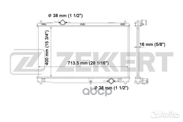 Радиатор охл. дв. Lexus GS 300/450h 05- mk-1545