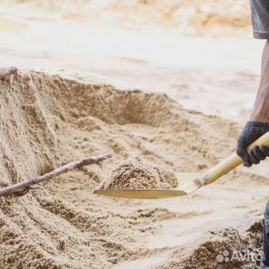 Песок для стяжки, мытый, щебень от производителя