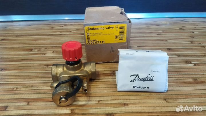 Балансировочный клапан Danfoss USV-I, Ду 15 мм