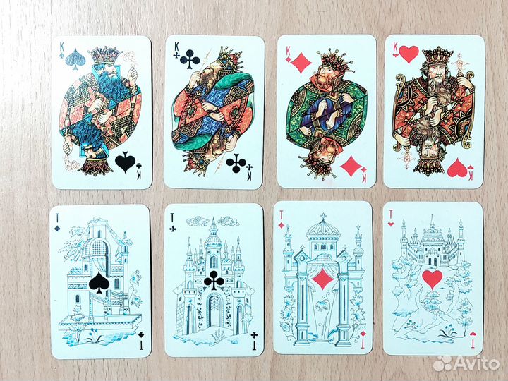 Карты игральные Белый Палех СССР